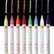 thumbnail image 5 of Rotuladores que brillan en la oscuridad, bolígrafos luminosos a base de agua en pack de 8 para manualidades y arte caseros - Bolígrafos fluorescentes de 10 ml para tela, cartón y modelos, 5 of 9