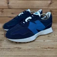 thumbnail image 5 of New Balance 327 Trainers Mens Size UK 11 Blue Lagoon Suede Casual Shoes NB, 5 of 5
