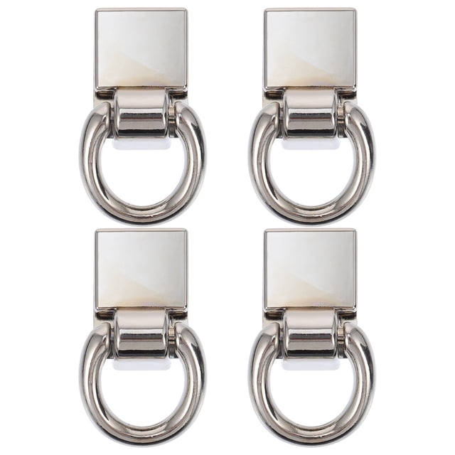 unbranded 4Ud Conjunto De Hebillas Metal Plateado Para Bolsos Y Maletas Uso Repuesto