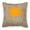 Stingray Burlap and Orange, variant on Carolines Treasures BB1094-BL-BN-PW1414 Stingray Burlap and Brown   Canvas Fabric Decorative Pillow BB1094 14Hx14W