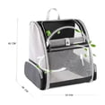 thumbnail image 2 of Mochila Back Pack Transportadora Mascota Grande Gris, 2 of 4