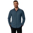thumbnail image 3 of COOFANDY Men's Button Down Shirts Long Sleeve Wrinkle Free Shirt Business Casual Dress Shirts, 3 of 6