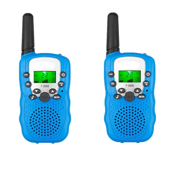 GJX Walkie Talkies with VOX Hands-Free, Long Range Wireless Radios, Multi-Channel Two Way Radio Intercoms with Flashlight for Home, Outdoor, and Kids