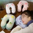 thumbnail image 3 of Cartoon Office Napping Shape Pillow, Comfortable Neck Pillow Support Memory Foams Pillow Cushions for Kids and Adults, 3 of 20