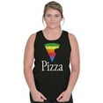 thumbnail image 4 of Rainbow Pride Piece of Pizza LGBT Tank Top T Shirts Men Women Brisco Brands S, 4 of 6
