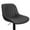 Black, variant on Hawsaiy Adjustable Bar Stools Set of 2, Swivel Counter Height Bar Chairs with Back, Modern Technical Fabric Barstools for Kitchen Island & Home, Light Gray