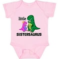 thumbnail image 3 of Inktastic Little Sistersaurus Girls Baby Bodysuit, 3 of 5