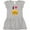 AC-Heather Grey, variant on Inktastic I Love Cheeseburgers Girls Toddler Dress