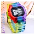thumbnail image 4 of SKMEI Women Digital Sports Watch Contrast Color Dual Time Mode Date Week Alarm Clock Backlight 5ATM Waterproof Female Fashion Watches for Daily Life Students Teenagers Wristband Gifts, 4 of 8