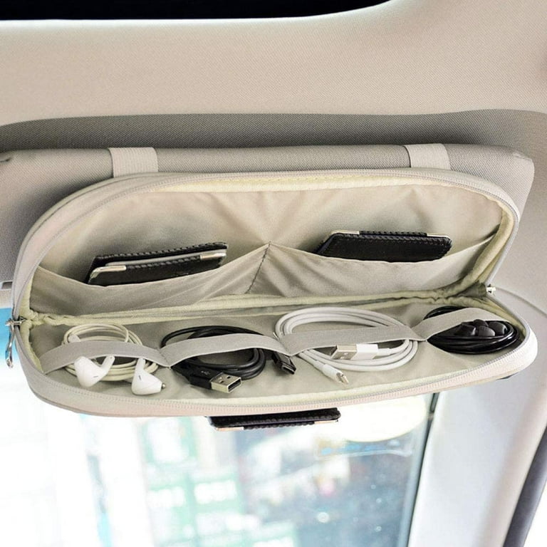 Car Sun Visor Organizer Auto Visor Pocket and Interior Car Sun Visor Organizer Auto Visor Pocket and Interior
