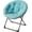 Blue, variant on Eastvita Safe Cozy Saucer Chair with Faux Fur Metal Frame Soft Plush Folding Lounge Chair for Bedroom Living Room Dorm | Perfect Gift for All Ages - Pink Gold Edition|
