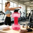 thumbnail image 7 of Dumbbell-Shaped Water Bottle 50oz, Large Capacity Sports Drinking Cup for Fitness Training, 7 of 7