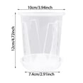 thumbnail image 2 of Orchidée Transparente Orchidée avec Trous pour Succulente Convient pour Fleurs d'Intérieur et d'Extérieur pour Mur Jardin Bancs de Rempotage pour l'Extérieur Pot de Fleurs en Ciment Pot de Fleurs Tissé Sac en Filet Fleur pour Bricolage Céramique, 2 of 8