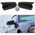 thumbnail image 3 of Compatible con Ford Mustang 2010-2014, pegatina para coche, cubierta de espejo retrovisor lateral, caja de visión trasera, embellecedor de fibra de carbono(Gloss Black), 3 of 3