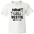 thumbnail image 3 of Inktastic Mama's Little Bestie with Arrow and Hearts Youth T-Shirt, 3 of 5