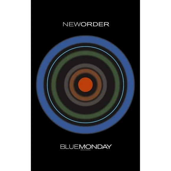 New Order Blue Monday Textile Poster