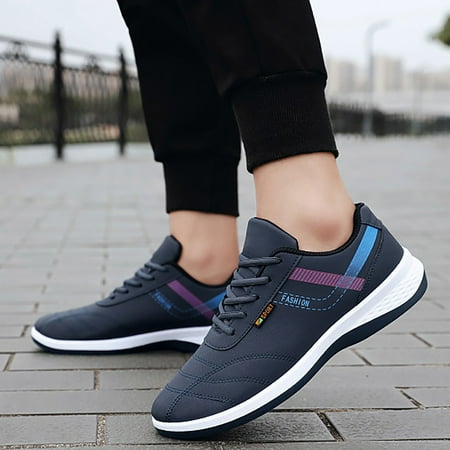 

PEASKJP Golf Shoes Mens 2023 Summer Men Flat Bottom Lightweight Non Slip Training Sneaker Men Fashion Sneakers 10 Blue