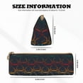 thumbnail image 4 of Naloa Cartoon Sharks Print Leather Pencil Case - Portable Big Capacity Pencil Pouch Organizer Bag Stationery Bag for Work & Office Pencil Pen Case, 4 of 5