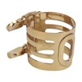 thumbnail image 1 of Alto Saxophone Mouthpiece Ligature Brass Gold Double Screws Alto Sax Ligature Fastener for Replacement, 1 of 4