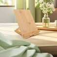 thumbnail image 3 of Soimiss Tabletop Bamboo Menu Stand Sign Holder for Paper Card Display in Modern Stylish Design Assorted Colors, 3 of 6