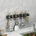 Wall Mounted Organize Rack, Heavy Duty Mop and Broom Holder, Kitchen