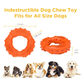 thumbnail image 5 of Juguete masticable para perros que mastican con fuerza: Juguete masticable de caucho natural ultrarresistente para cachorros, casi indestructible para razas medianas y grandes., 5 of 5