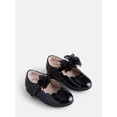 thumbnail image 2 of Wonder Nation Baby and Toddler Girls Tulle Bow Ballet Flats, 2 of 4