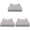B*3, variant on 2026 New Pet Hair Remover, Reusable Silicone Lint Scraper for Dogs & Cats, Carpet Rake for Couch, Car Seats & Clothing - Gray, 4.1*2.93*0.27 inch, By Preplabs