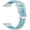 Transparent blue, variant on Breathable Wristband Strap for 10/9/8 Sweatproof Bracelets Replacement Flexible Belt Silicone