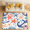 Multicolour 2, variant on CURLYOOT Mexican Area Rugs 5'x7' Washable Rug Large Living Room Rug Non Slip Abstract Aztec Gradient Lines Indoor Floor Carpet for Dining Room Bedroom Home