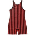 thumbnail image 5 of Zaldita Men's One Piece Swimsuit Bikini Water Sports Super Speed Dry Charm Men Surfing Bodysuits Red&Black M, 5 of 7