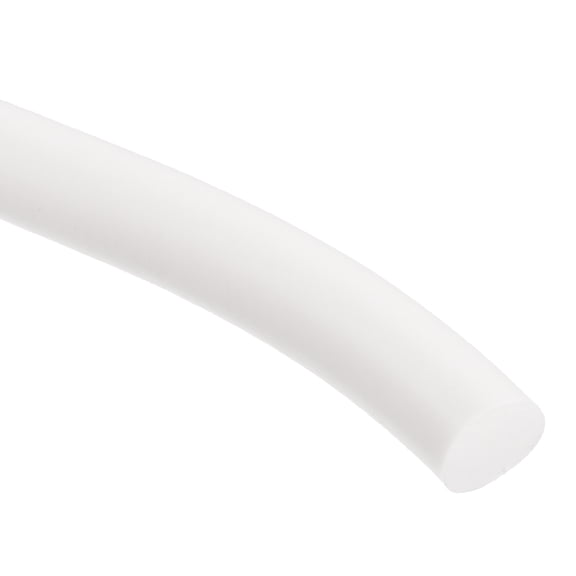 Uxcell Silicone Foam Seal Strip 10mm Dia 6.5m 21ft Sponge Rubber Cord Solid White