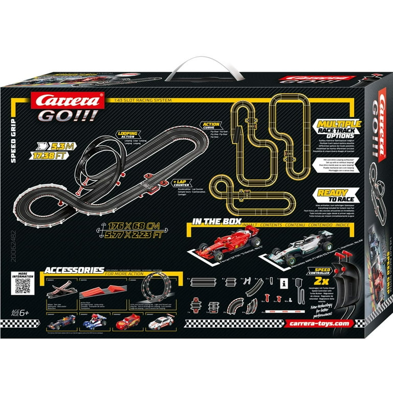 Carrera GO!!! 62482 Speed Grip Electric Slot Car Racing Track Set 1:43  Scale (20062482)