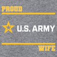 thumbnail image 3 of CafePress - Proud Army Wife White And Gold Sweatshirt - Pullover Hoodie, Classic & Comfortable Hooded Sweatshirt, 3 of 4
