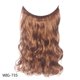 thumbnail image 1 of Peluca larga de pelo rizado Fiudx hilo de pescar alambre de alta temperatura pieza de extensión de cabello, 1 of 2