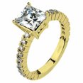 thumbnail image 1 of 1.49 Carat Princess Cut Diamond Engagement Ring, 1 of 1