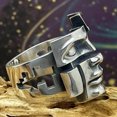 thumbnail image 6 of Exquisite Craftsmanship Mask Rings Retro Personality Rings Charm Showcasing Inner Complexity For Artistic Occasions, 6 of 8