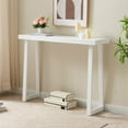 thumbnail image 2 of Kings Brand Furniture Claude 36-Inch Console Entryway Table, Narrow Sofa Table for Behind Couch, Hallway, Bedroom, Living Room, Foyer, White, 2 of 5