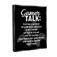 thumbnail image 4 of Stupell Industries Gamer Talk Phrases Typography Painting Black Floater Framed Canvas Art Print Wall Art, 17 x 21, 4 of 10