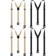 thumbnail image 1 of HLONK 4 Pcs Bretelles Cachées pour Hommes Randonnée Bretelles Ajustables sous Vêtements, 1 of 1