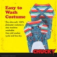 Chucky Halloween Dog Costume Extra Large Horror Movie Halloween