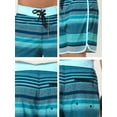 thumbnail image 6 of Unique Bargains Men's Swim Shorts Drawstring Waist Summer Board Shorts 36 Blue Grey, 6 of 6