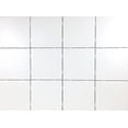 thumbnail image 3 of YANI -Set Of 12 Glossy White Ceramic Coaster Tiles For Arts&Crafts 4X4 Backsplash Wall, 3 of 4