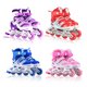 thumbnail image 3 of Patines en línea ajustables para niños, patines de roller resistentes al desgaste con malla transpirable, ruedas iluminadas completamente para niñas y niños., 3 of 7