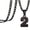Black 2, variant on Number Necklace Sports Necklaces 0-99 for Men Women Stainless Steel Chain 23.6 Inch Personalized Charm Pendant Inspirational Basketball Baseball Football Jewelry Gift Black 56