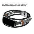 thumbnail image 4 of PU Metal Band Ethnic Retro Beaded Watch Strap for Bracelet 9 Smartwatch, Soft Touch Lightweight Material, Easy Fit Connection and Sizing Options, Vintage Stylish Band with, 4 of 7