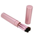 thumbnail image 4 of Brocha para colorete, 5 brochas profesionales para sombra de ojos, brocha cosmética para polvos sueltos, compacta y ligera, 4 of 8
