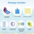 thumbnail image 6 of Infans Inflatable Waterslide w/ Climbing Wall Slide Splash Pool Swim Rings&480W Blower, 6 of 7