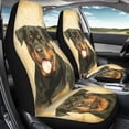 thumbnail image 4 of Xoenoiee Rottweiler Dog Print Car Seat Covers Set of 2 High Back Vehicle Seat Protector Front Seats Covers Stretchy Breathable Bucket Seat Cover, 4 of 6