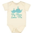 thumbnail image 3 of Inktastic My Meme Loves Me Whale Grandchild Boys or Girls Baby Bodysuit, 3 of 5